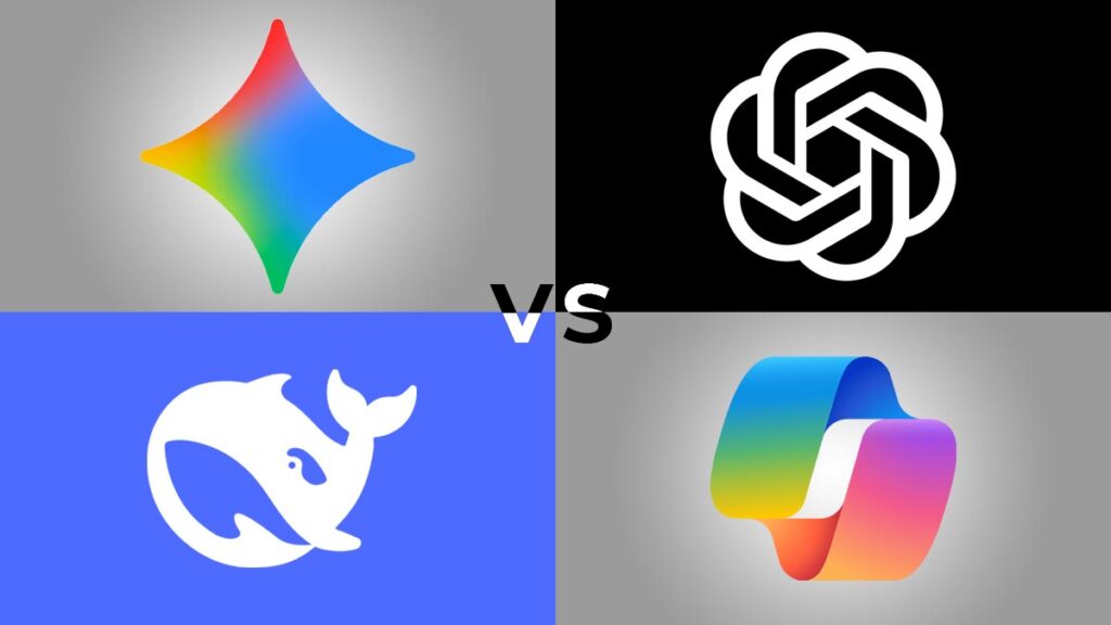 AI ChatGPT vs DeepSeek vs Gemini vs Copilot